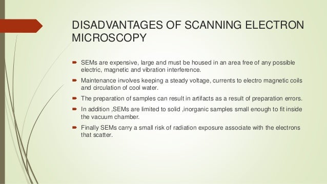 transmission electron microscope disadvantages transmission electron microscope disadvantages