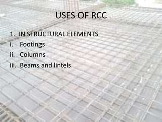 Fasteners In Rcc INTRODUCTION TO R.C.C by MEET JOSHI | PPTX