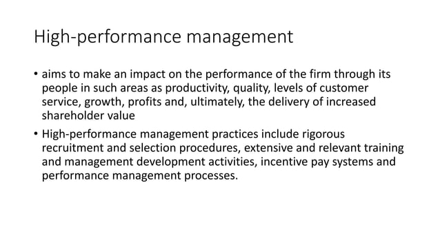 MPA/BPA/TU-SHRM ( Strategic Human Resource Management) | PPTX