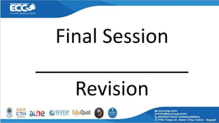 Final Session
______________
Revision
 