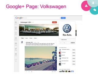 Google+ Page: Volkswagen
 