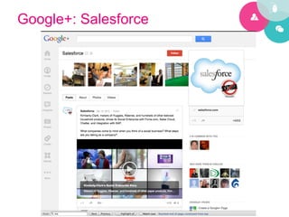 Google+: Salesforce
 