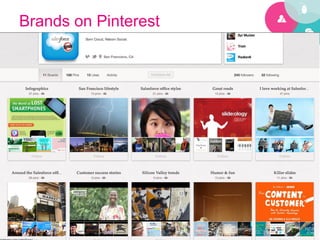 Brands on Pinterest
 