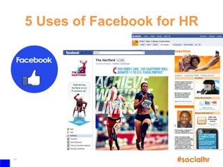 5 Uses of Facebook for HR




19
                          #socialhr
 