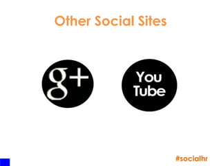 Other Social Sites




                     #socialhr
 
