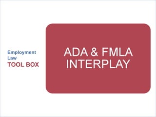 Employment  Law  TOOL BOX 