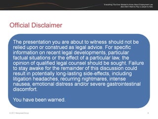 Official Disclaimer 