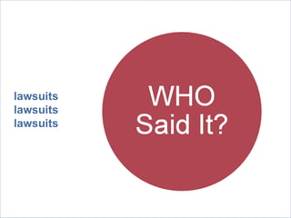 lawsuits lawsuits lawsuits 