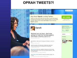 OPRAH TWEETS?! 