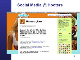 Social Media @ Hooters 