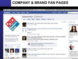 COMPANY & BRAND FAN PAGES 