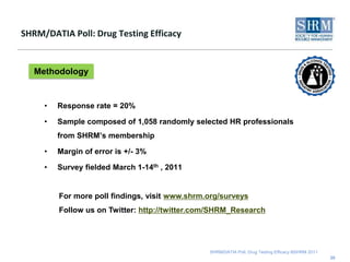 In 2010, how much did your organization spend on recruiting, training and drug testing combined? 25Note: n = 595. Percentages do not total 100% due to rounding. 