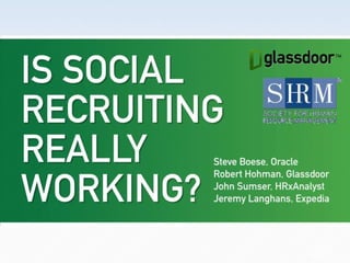 Is Social Recruiting Really Working?