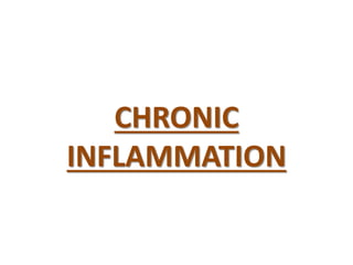 CHRONIC
INFLAMMATION
 