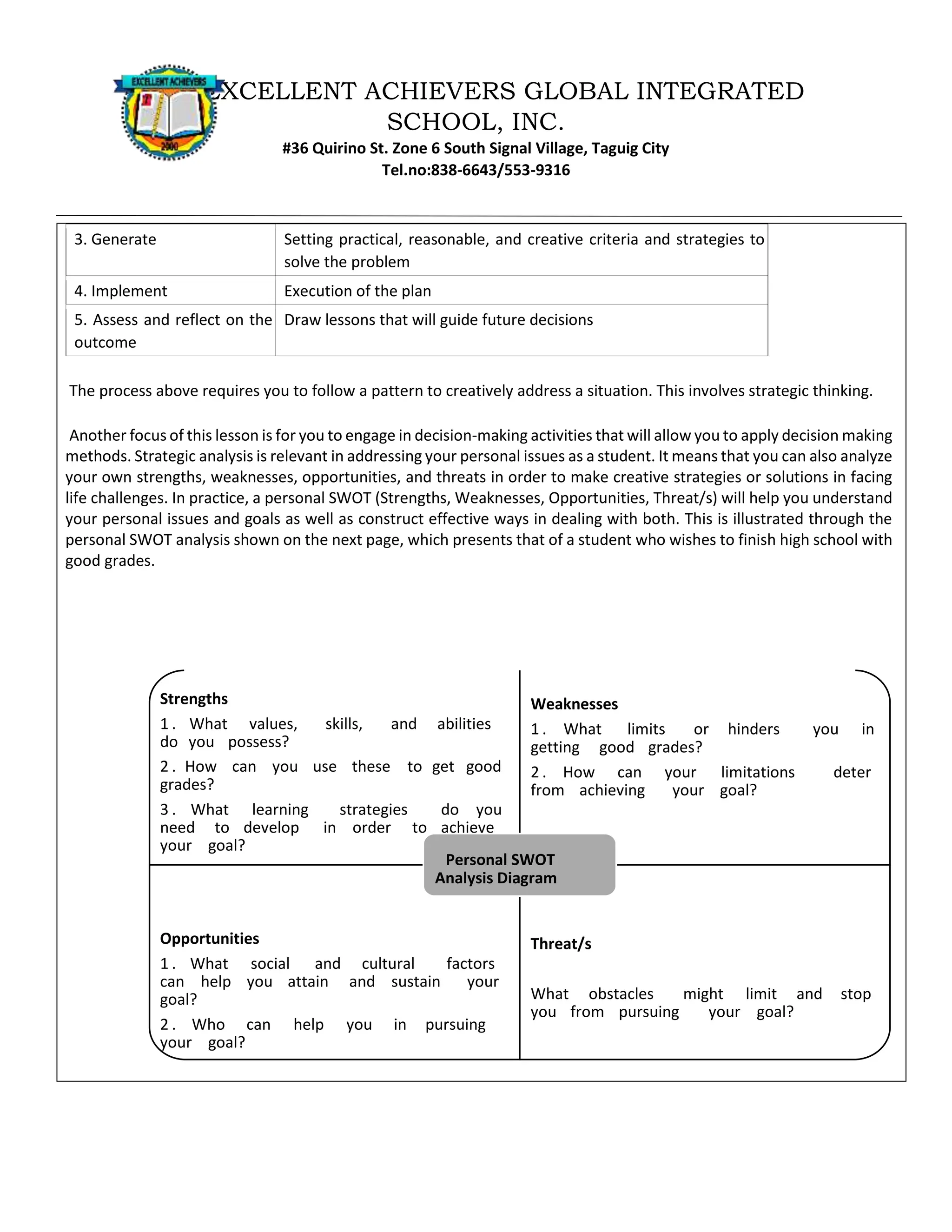 SECOND SEMESTER TOPIC COVERAGE SY 2023-2024 Trends, Networks, and ...