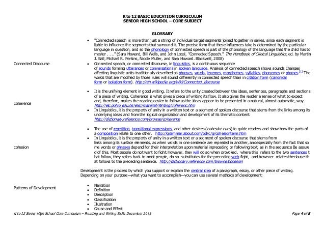 Shs Core Reading And Writing Cg