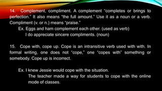 Complement Made Simple Creative Writing....................................... | PPTX