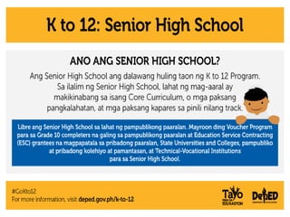 Senior High SChool presentation | PPTX