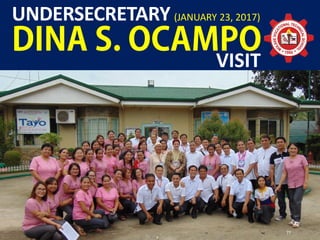UNDERSECRETARY
VISIT
(JANUARY 23, 2017)
77
 