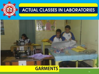 ACTUAL CLASSES IN LABORATORIES
92
 