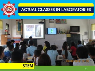 ACTUAL CLASSES IN LABORATORIES
93
 