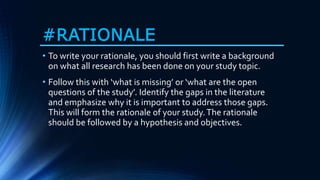 The problem and its scope in quantitative and qualitative | PPTX
