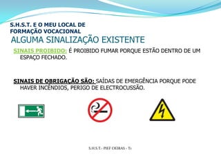 AS BOTAS SERVEM PARA A SALA DE ARRUMOS PORQUE HÁ BARRIS PESADOS AS LUVAS SERVEM PARA PROTEGER AS MÃOS PORQUE HÁ BALDES DE R1 SERVE PARA LIMPAR O CHÃO DA PISCINA E SÃO PESADOS O CAPACETE SERVE PARA PROTEGER A CABEÇA NA SALA DAS MAQUINAS PORQUE NA CASA DAS MAQUINAS HÁ FERROS.S.H.S.T.- PIEF OEIRAS - T1