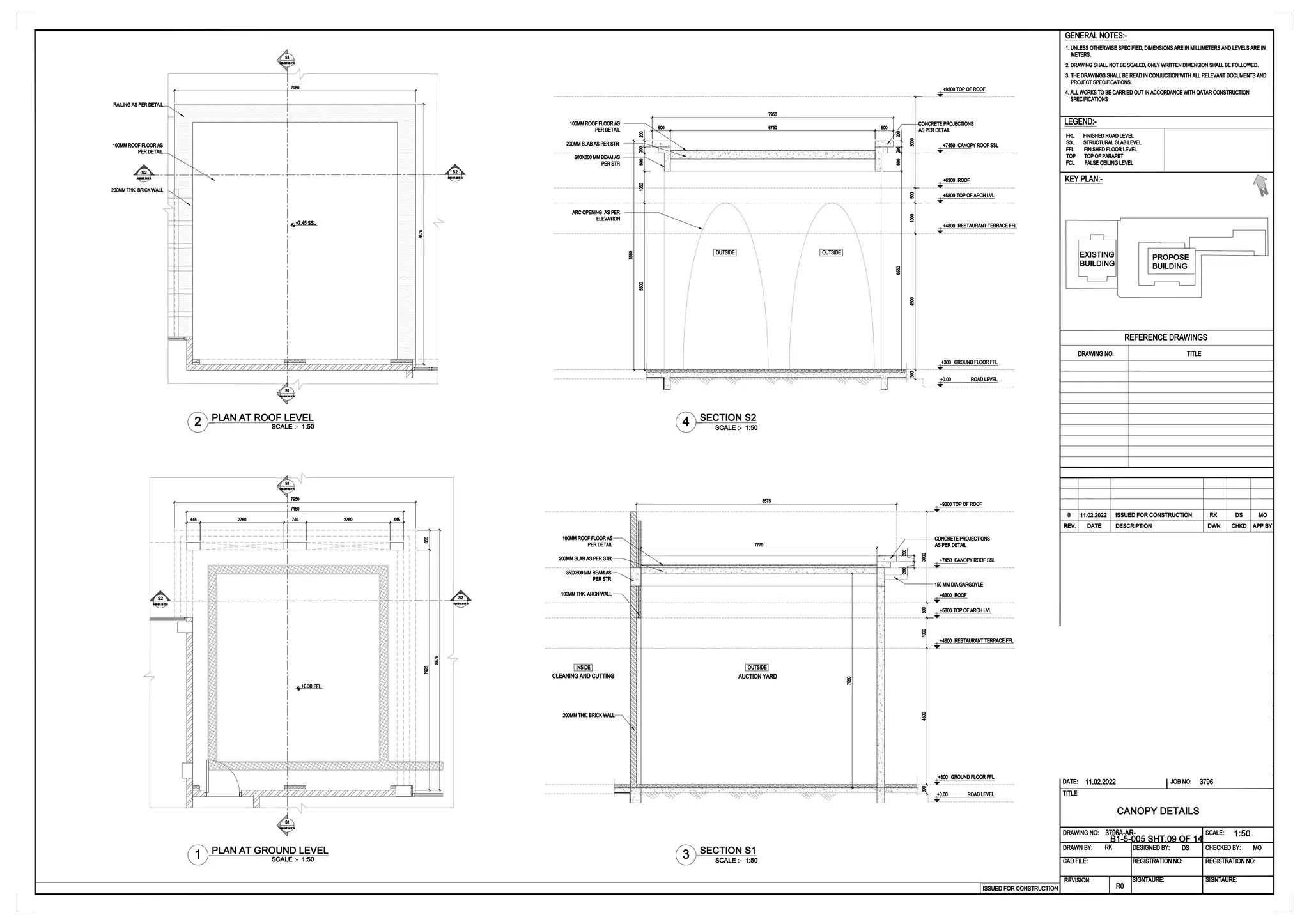 Instrument Canopy Drawing.pdf SHT. 09 OF 14 - CANOPY DETAILS.pdf