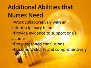 Know whether it is discipline specific or a “generic” skill.