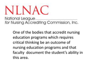 Additional Abilities that Nurses NeedWork collaboratively with an interdisciplinary team