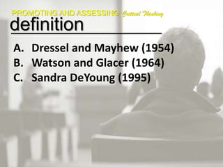 Connect ideas in unique waysAdditional Abilities that Nurses NeedEngage in dialogue with individuals and groups