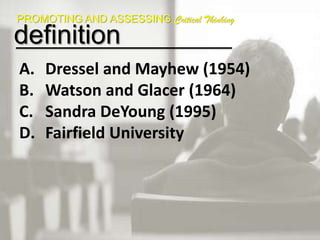 Manage conflicting information