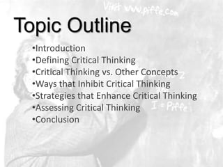 Topic OutlineIntroduction