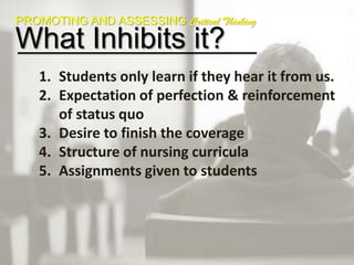 Consider multiple perspectives