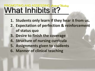 Make decisions and commitmentsCritical thinkingConsider the consequences of our decisions