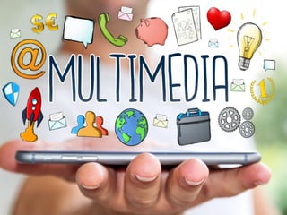 Multimedia is a way of combining different types of media, such as text ...