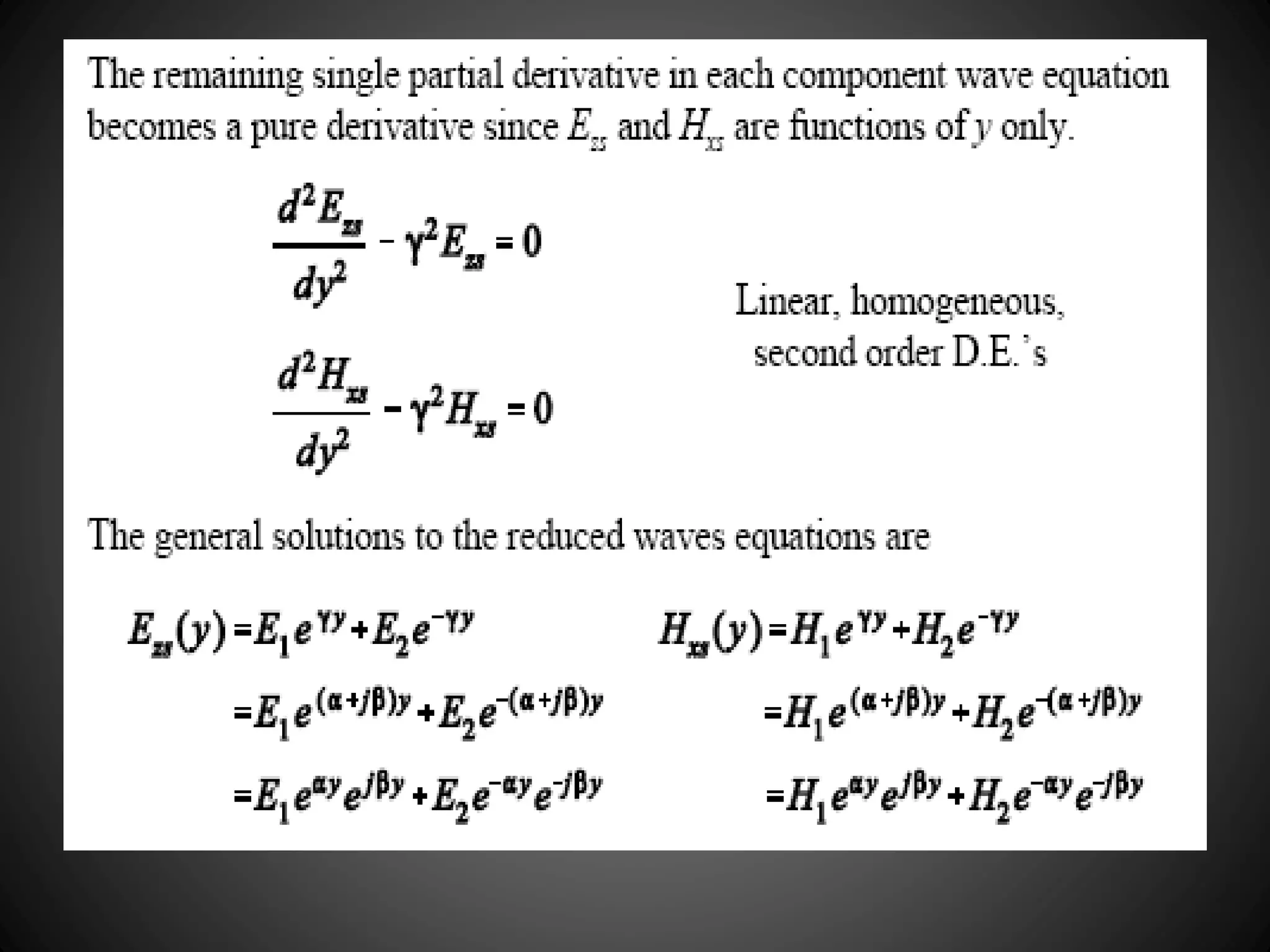 Wave Propagation In Lossy Dielectrics | PPTX
