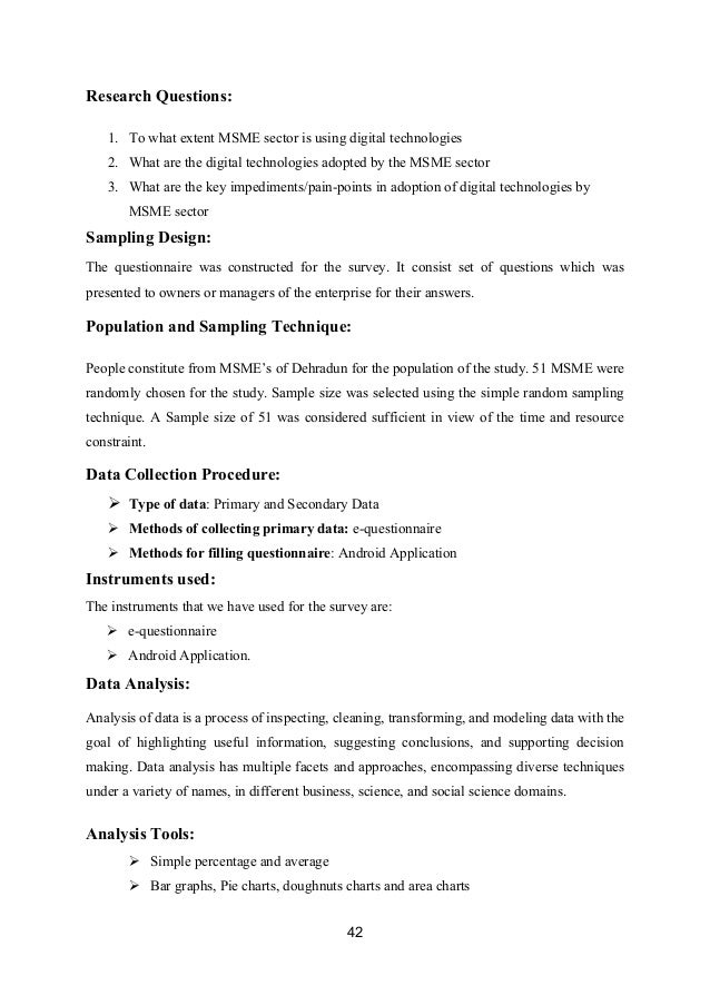 Dissertation methodology questionnaires kpmg