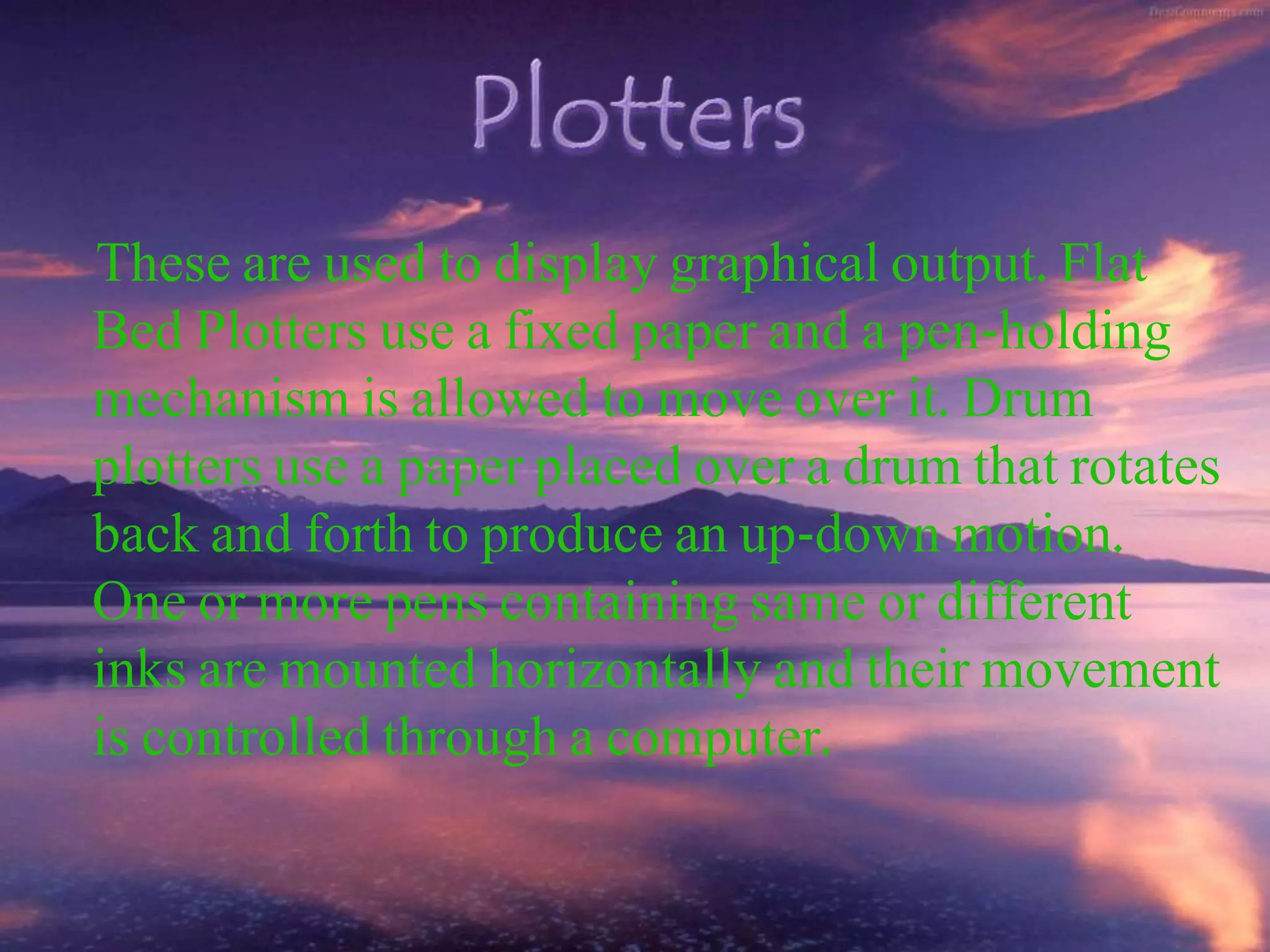 Input and output devices | PPTX