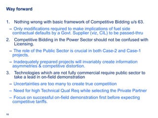 Tariff-based Competitive Bidding in the Power Sector | PDF