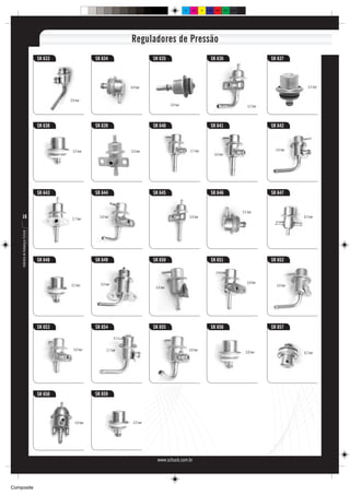 C     M        Y   CM   MY        CY CMY   K




                                                                           Reguladores de Pressão
                                    SK 633                SK 634                      SK 635                                   SK 636                                SK 637




                                                                           4,0 bar                                                                                                  3,5 bar


                                             3,0 bar
                                                                                                 3,0 bar                                                   3,2 bar




                                    SK 638                SK 639                      SK 640                                   SK 641                                SK 642



                                              3,5 bar                      3,0 bar                              2,7 bar                                                3,0 bar
                                                                                                                                   3,0 bar




                                    SK 643                SK 644                      SK 645                                   SK 646                                SK 647


                                                                                                                                                      3,5 bar
       16                                     2,7 bar
                                                            3,0 bar                                            3,0 bar                                                           4,5 bar
    Indústria de Autopeças Schuck




                                    SK 648                SK 649                      SK 650                                   SK 651                                SK 652



                                                            3,0 bar                                                                                        3,0 bar
                                             3,5 bar                                                                                                                   3,0 bar
                                                                                       3,0 bar




                                    SK 653                SK 654                      SK 655                                   SK 656                                SK 657



                                               3,0 bar           2,7 bar                                       3,0 bar
                                                                                                                                                          3,8 bar                4,2 bar




                                    SK 658                SK 659




                                                3,0 bar                     3,5 bar




                                                                                        www.schuck.com.br




Composite
 