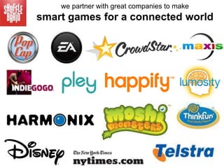 we partner with great companies to make
smart games for a connected world
 