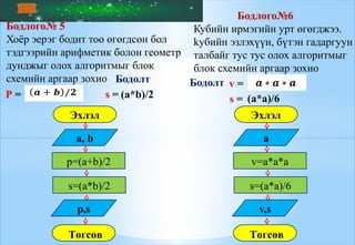 Шугаман алгоритмын бодлогууд | PPT