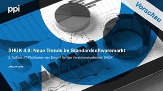 l © PPI AG
SHUK 4.0: Neue Trends im Standardsoftwaremarkt
2. Auflage „IT-Plattformen der Zukunft für den Versicherungsbetrieb SHUK“
JANUAR 2018
 