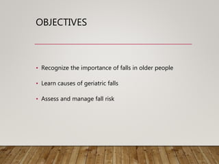 2016: Falls in Older Adults Risk Assessment and Interventions-Shumaker ...