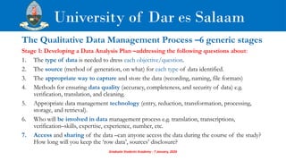 Shumbusho_GSA Presentation_Mastering Qualitative Data Analysis ...