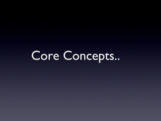 Core Concepts.. 
