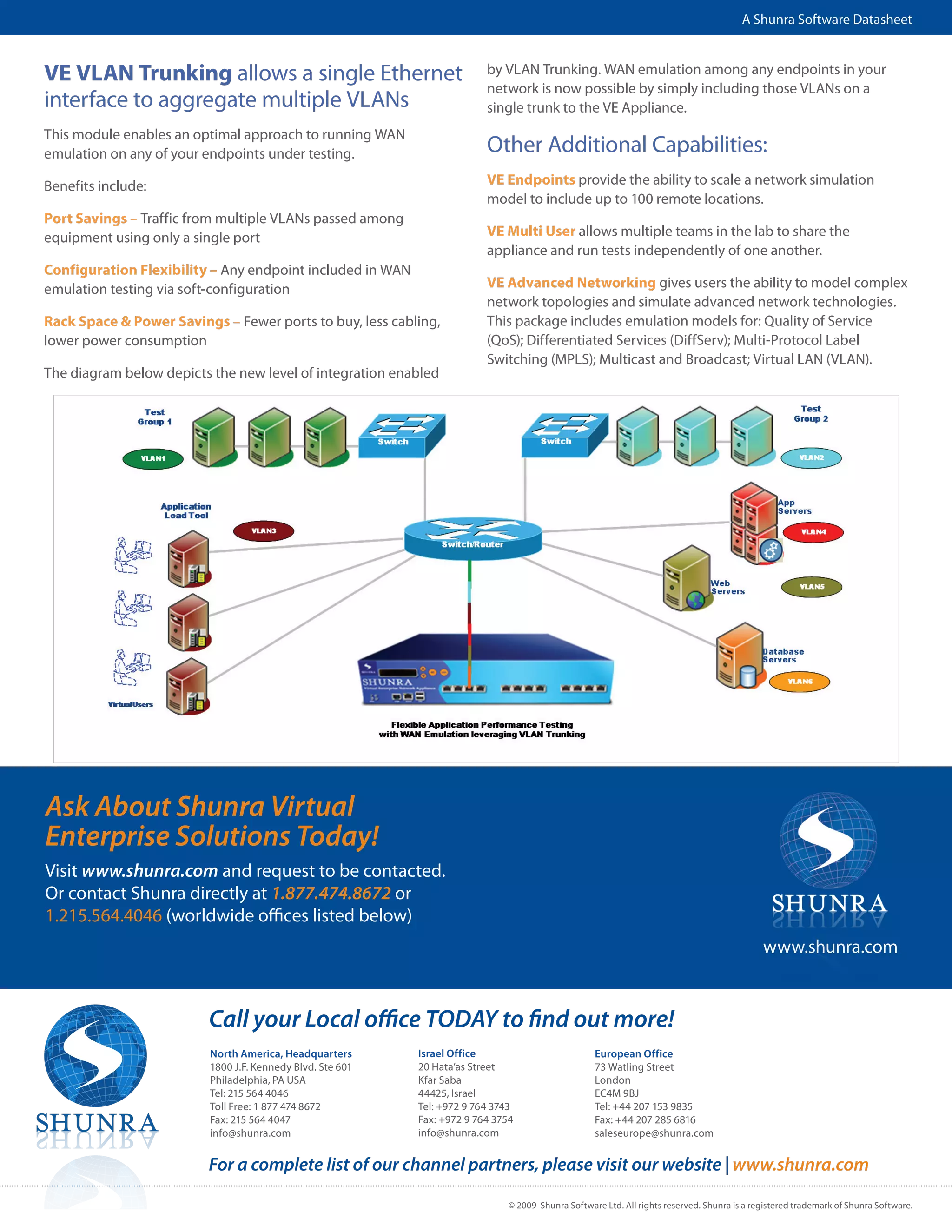 Shunra Software Add-on Modules Datasheet | PDF