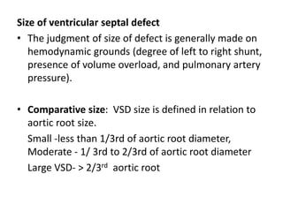 Vsd Size Classification shunt calculation final in structural heart disease | PPT