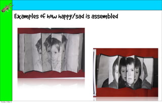 Examples of how happy/sad is assembled




Thursday, 10 May 12
 